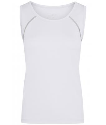 Dames Ladies' Sports Tanktop Wit/zilver 8462