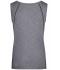 Dames Ladies' Sports Tanktop Zwart-melange/zwart 8462