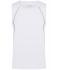Homme Débardeur technique homme Blanc/argent 8463