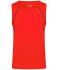 Homme Débardeur technique homme Orange-vif/noir 8463