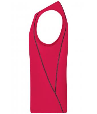 Homme Débardeur technique homme Rose-vif/titane 8463