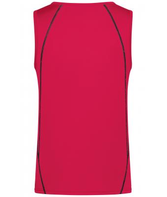 Homme Débardeur technique homme Rose-vif/titane 8463