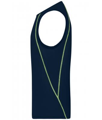 Heren Men´s Sports Tanktop Navy/felgeel 8463
