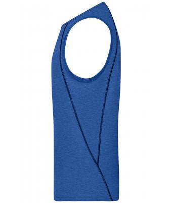 Heren Men´s Sports Tanktop Blauw-melange/navy 8463