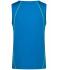 Heren Men´s Sports Tanktop Felblauw/felgeel 8463