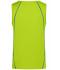 Heren Men´s Sports Tanktop Felgeel/felblauw 8463