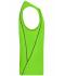 Heren Men´s Sports Tanktop Felgroen/zwart 8463