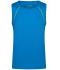 Heren Men´s Sports Tanktop Felblauw/felgeel 8463
