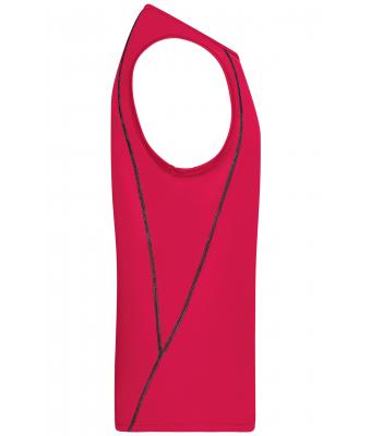Herren Men's Sports Tanktop Bright-pink/titan 8463