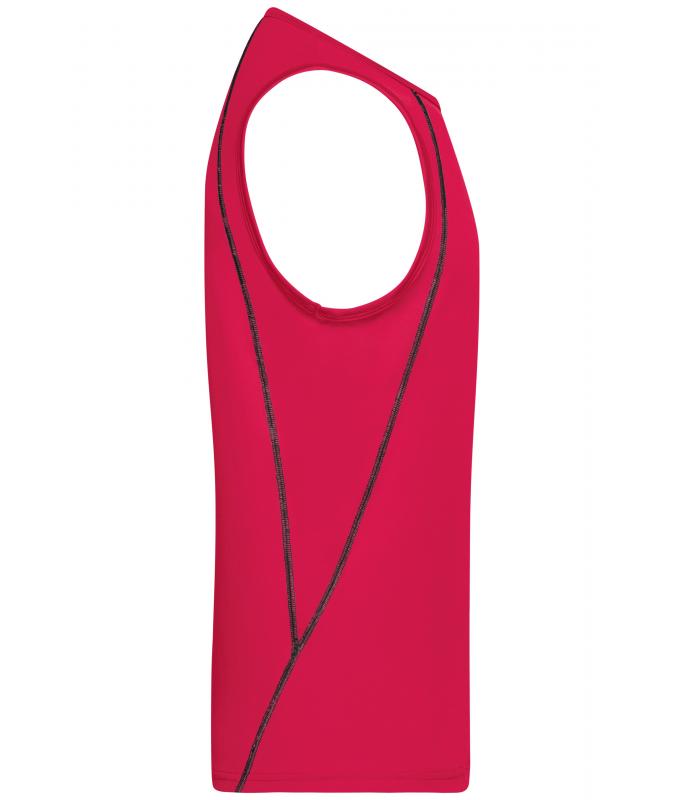 Herren Men's Sports Tanktop Bright-pink/titan 8463
