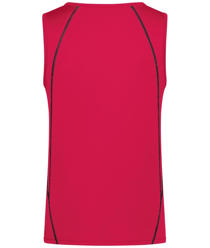 Herren Men's Sports Tanktop Bright-pink/titan 8463
