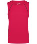 Herren Men's Sports Tanktop Bright-pink/titan 8463