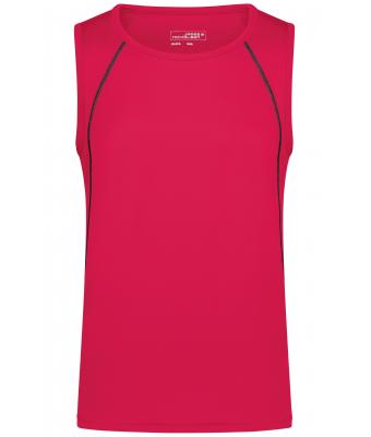 Herren Men's Sports Tanktop Bright-pink/titan 8463