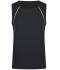 Heren Men´s Sports Tanktop Zwart/wit 8463