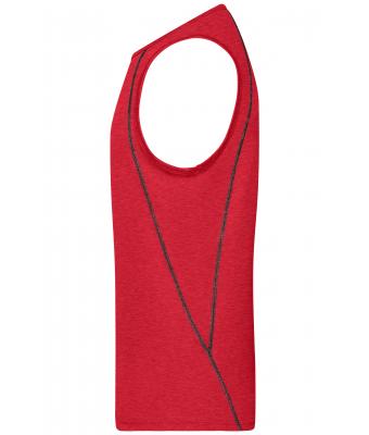 Heren Men´s Sports Tanktop Rood-melange/titan 8463