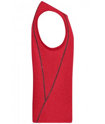 Heren Men´s Sports Tanktop Rood-melange/titan 8463