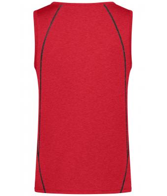 Heren Men´s Sports Tanktop Rood-melange/titan 8463