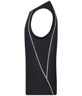 Heren Men´s Sports Tanktop Zwart/wit 8463