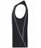 Heren Men´s Sports Tanktop Zwart/wit 8463