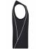Heren Men´s Sports Tanktop Zwart/wit 8463