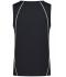 Heren Men´s Sports Tanktop Zwart/wit 8463