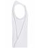Heren Men´s Sports Tanktop Wit/zilver 8463