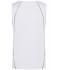 Heren Men´s Sports Tanktop Wit/zilver 8463