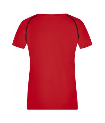 Ladies Ladies' Sports T-Shirt Red/black 8464