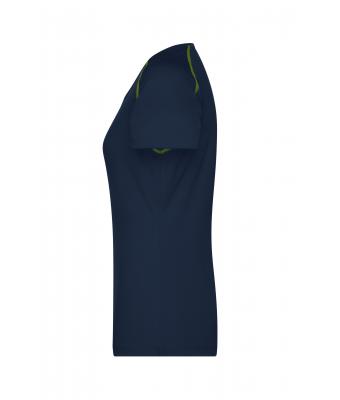 Dames Ladies' Sports T-Shirt Navy/felgeel 8464