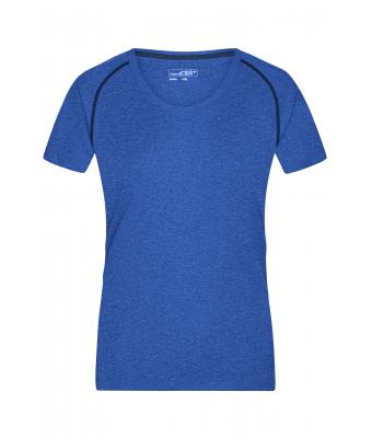 Dames Ladies' Sports T-Shirt Blauw-melange/navy 8464