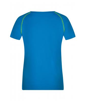Dames Ladies' Sports T-Shirt Felblauw/felgeel 8464