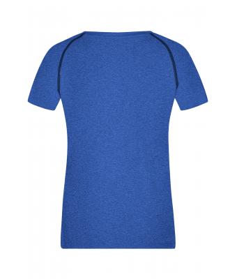 Ladies Ladies' Sports T-Shirt Blue-melange/navy 8464