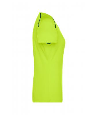 Dames Ladies' Sports T-Shirt Felgeel/felblauw 8464