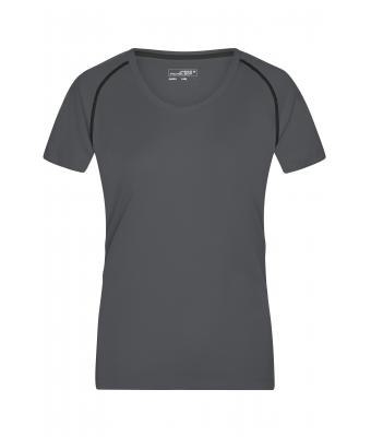 Dames Ladies' Sports T-Shirt Titan/zwart 8464