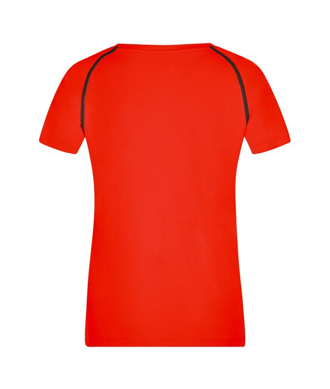 Ladies Ladies' Sports T-Shirt Bright-orange/black 8464