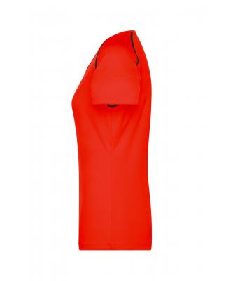Dames Ladies' Sports T-Shirt Feloranje/zwart 8464