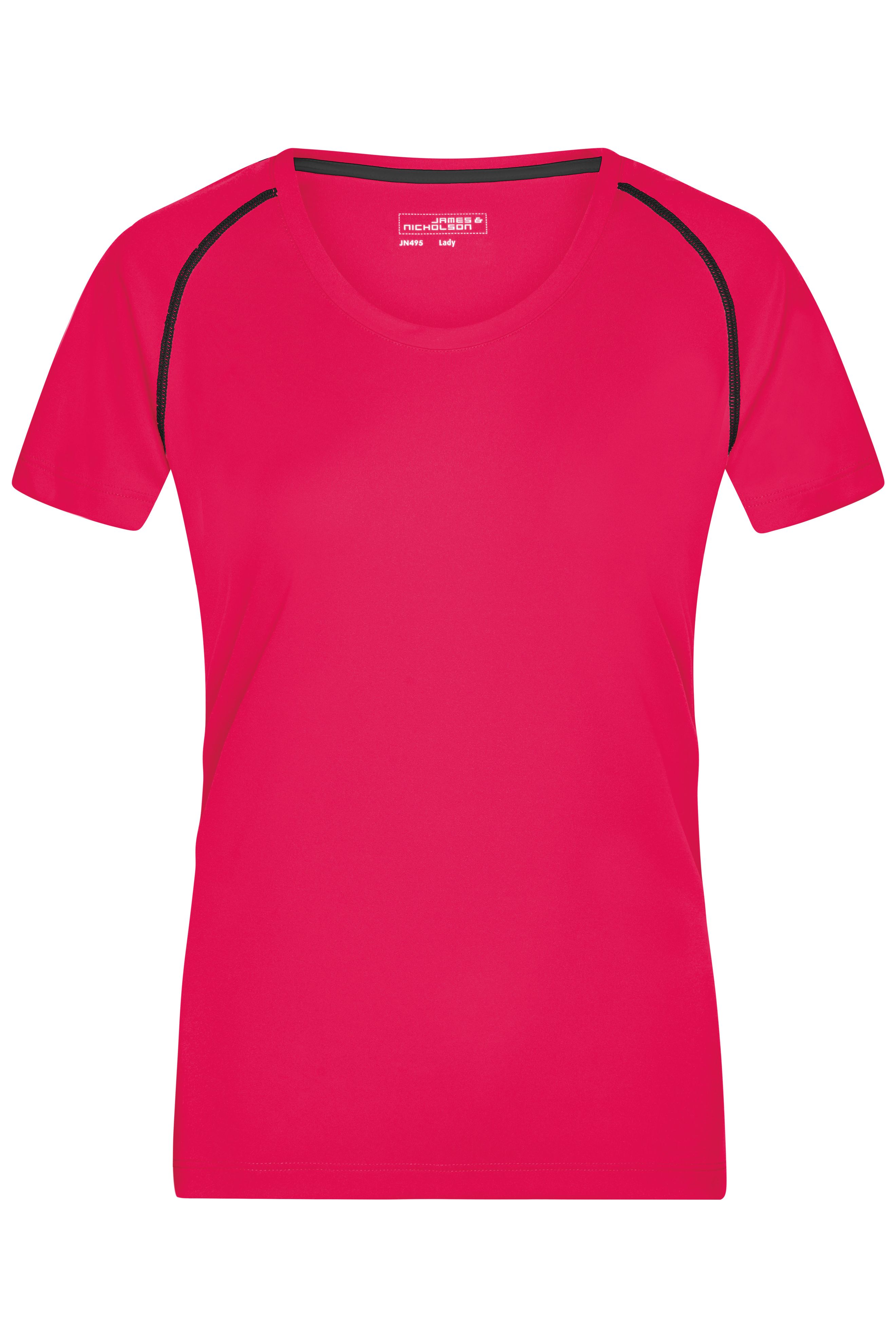 Damen Ladies' Sports TShirt Brightpink/titanDaiber