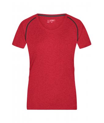 Dames Ladies' Sports T-Shirt Rood-melange/titan 8464
