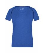 Damen Ladies' Sports T-Shirt Blue-melange/navy 8464