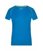 Damen Ladies' Sports T-Shirt Bright-blue/bright-yellow 8464