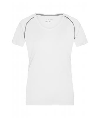 Ladies Ladies' Sports T-Shirt White/silver 8464