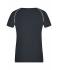 Dames Ladies' Sports T-Shirt Zwart/wit 8464