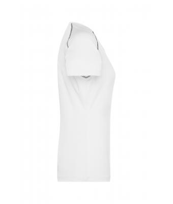 Dames Ladies' Sports T-Shirt Wit/zilver 8464