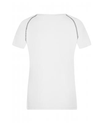 Dames Ladies' Sports T-Shirt Wit/zilver 8464
