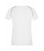 Femme T-shirt technique femme Blanc/argent 8464