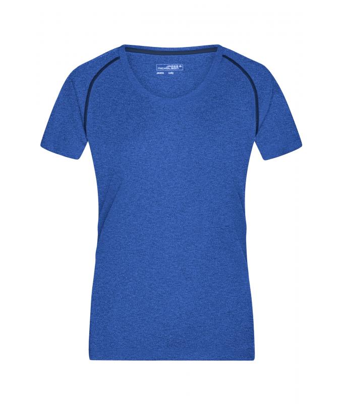 Femme T-shirt technique femme Bleu-mélange/marine 8464