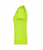Femme T-shirt technique femme Jaune-vif/bleu-vif 8464