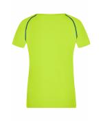 Femme T-shirt technique femme Jaune-vif/bleu-vif 8464