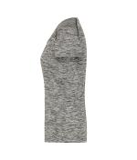 Femme T-shirt technique femme Noir-mélange/noir 8464