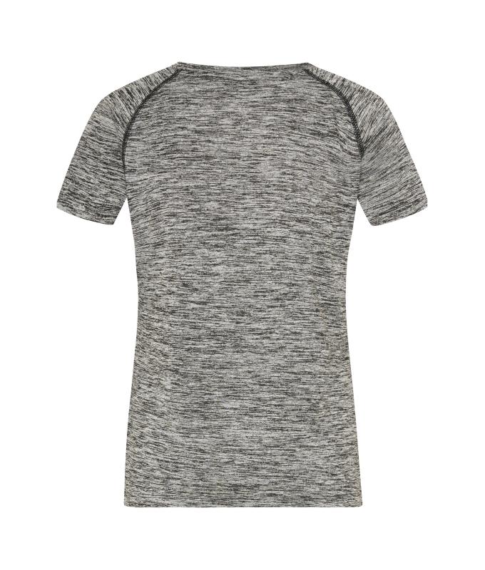 Femme T-shirt technique femme Noir-mélange/noir 8464